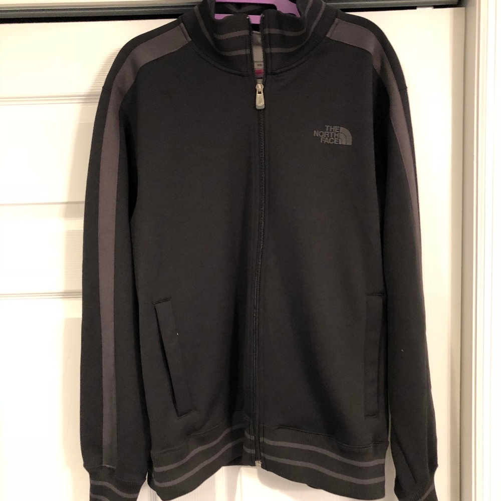Black & Grey North Face Jacket